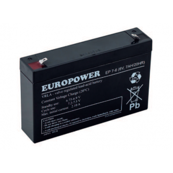 EUROPOWER EP 7-6 (6V 7Ah)